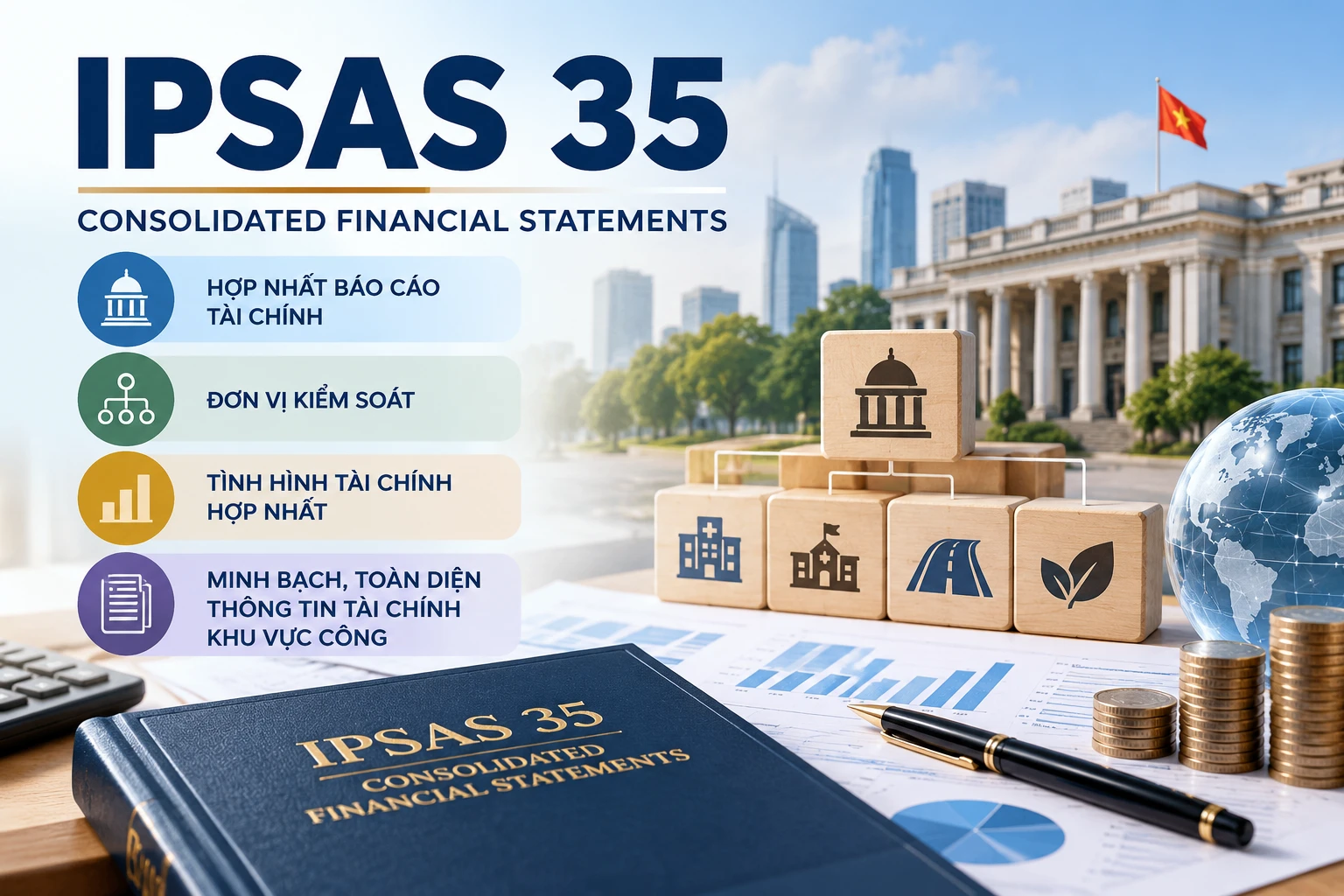 Phạm vi hợp nhất báo cáo tài chính khu vực công: tiếp cận từ IPSAS 35 và Thông tư 108/2025/TT-BTC